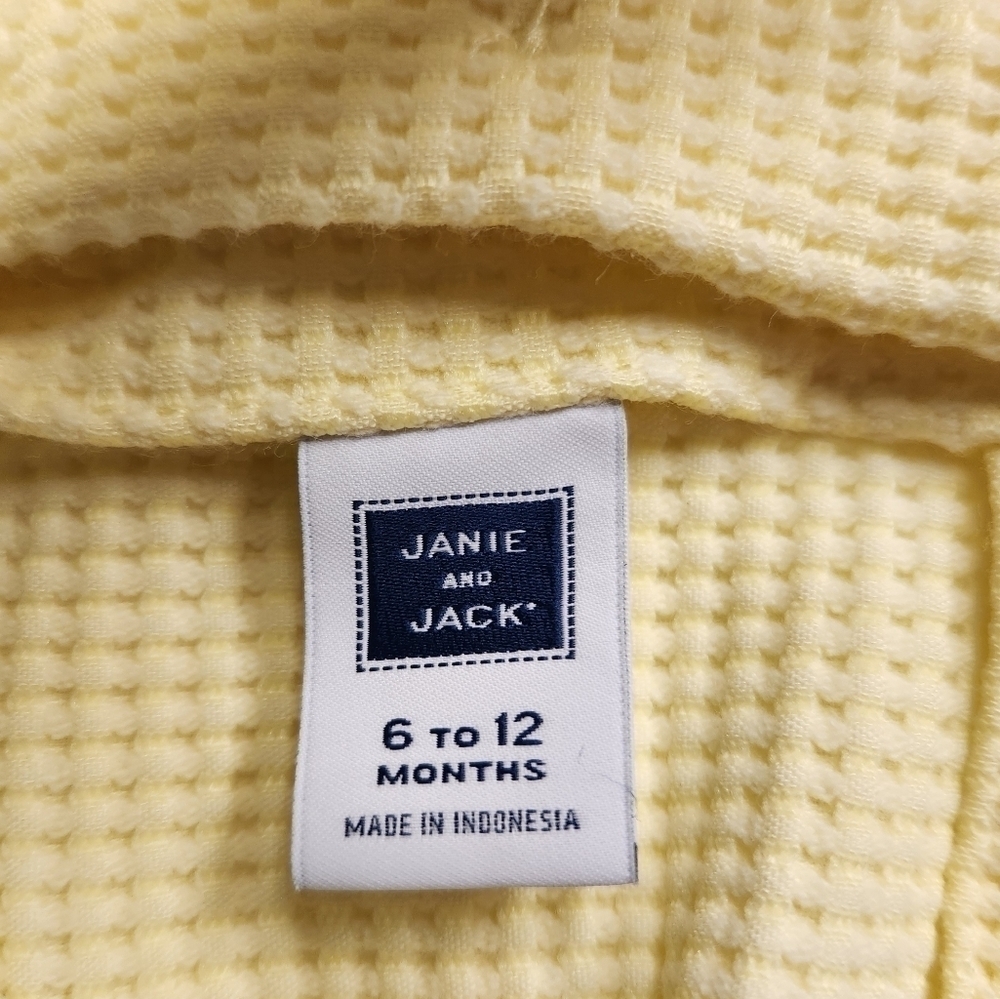 JANIE AND JACK Chic On And Off The Court Dropwaist Lemonade Halter Dress 6-12 M - Picture 8 of 13